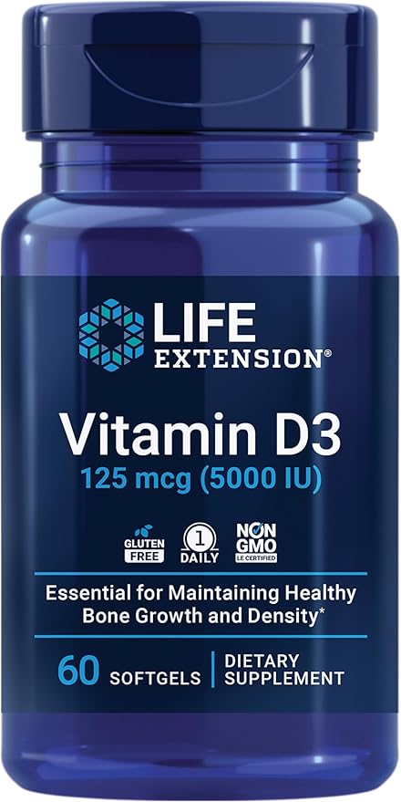 Life Extension Hair Skin &amp Nails Collagen Plus Formula with Vitamin D3 5000 IU - Promotes Collagen Keratin Bone Brain Immune &amp Nail Health - 120 Count &amp 60 Softgels