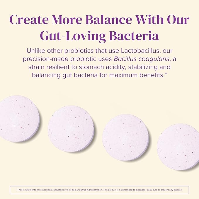 Barimelts Probiotic 5 Billion CFU - 60 Fast-Dissolving Tablets (2-Month Supply) - Sugar-Free Probiotics for Women Support Gut Health After Bariatric Surgery Natural Cherry Flavor