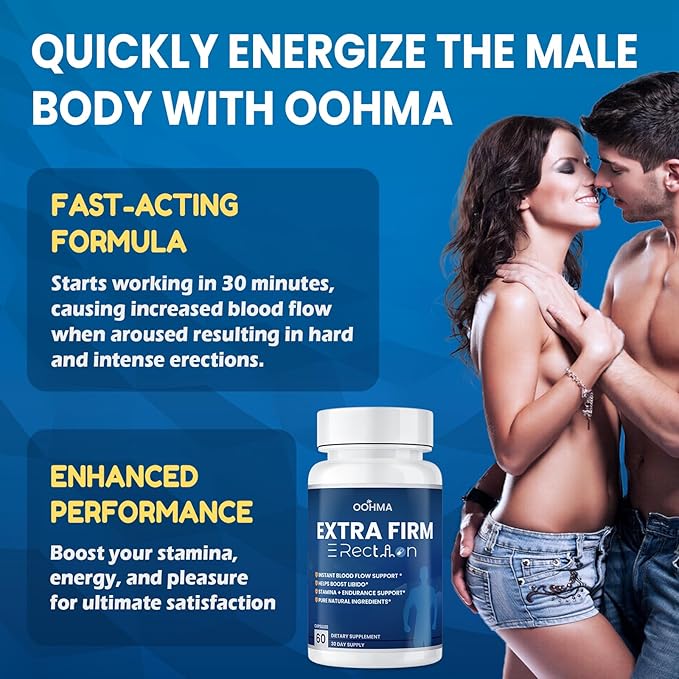 New Male Enhancing Supplement Designed to be Fast Acting for Blood Flow to Gain Length &amp Girth + Stamina Increase Size Strength Maca Epimedium and Other Natural Ingredients 3rd Party Tested