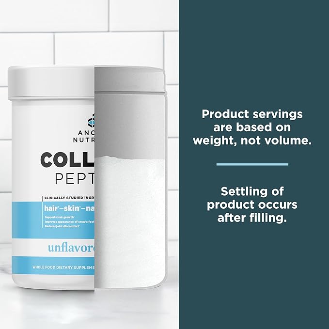Ancient Nutrition Collagen Peptides Collagen Peptides Powder Unflavored Hydrolyzed Collagen Supports Healthy Skin Joints Gut Keto and Paleo Friendly 28 Servings 20g Collagen per Serving
