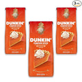 Dunkin' Pumpkin Spice Seasonal Flavor Ground Coffee Variety Pack 11 Ounce Bag (Pack of 3)