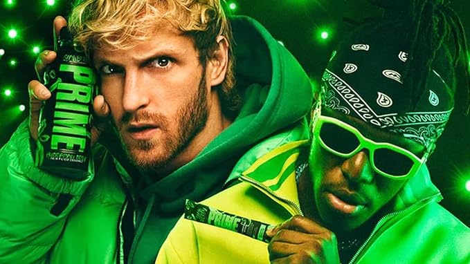 PRIME Hydration Sports Drink by Logan Paul &amp KSI - Los Angeles (LA) Dodgers + Glowberry - 500ml Bottle