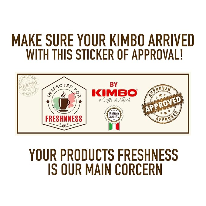 Kimbo Roasted Coffee Beans (Aroma Gold 2.2 Pounds)