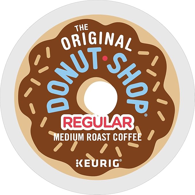 The Original Donut Shop Regular Single-Serve Keurig K-Cup Pods Medium Roast Coffee Pods 48 Count