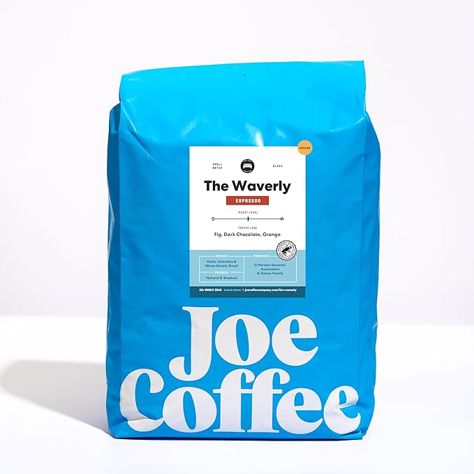 Joe Coffee Company - The Waverly Ground Specialty Coffee 5 lb Bag | NYC Roaster Rainforest Alliance Certified Kosher Climate-Friendly
