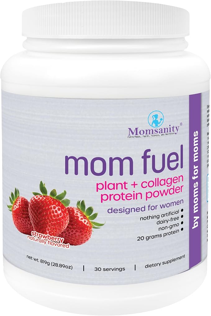 Protein Powder for Women - Limited Edition - Dairy-Free Meal Replacement - Plant &amp Collagen Protein Blend | 20g Protein (Strawberry)