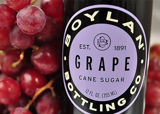 Boylan Grape Soda 12 fl oz 12 Count