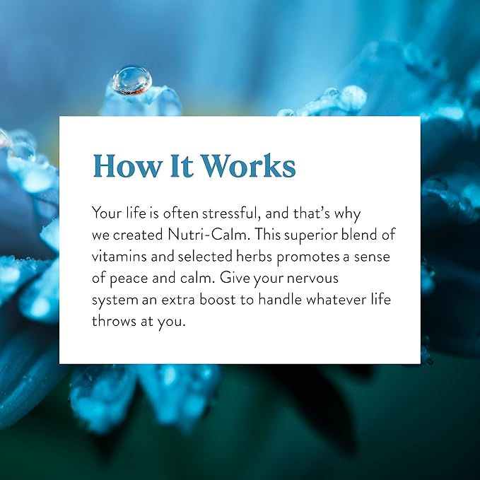 Nature's Sunshine Nutri-Calm 60 Tablets
