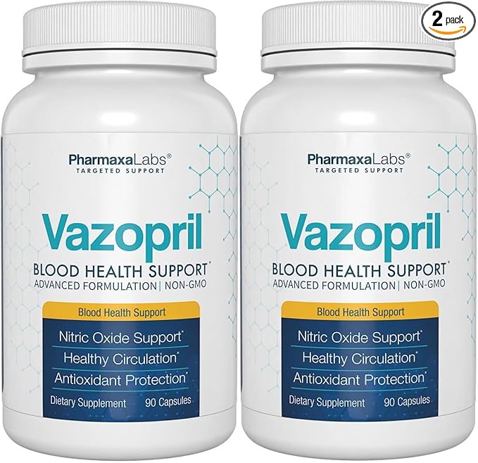 Blood Pressure Support - Vitamin Supplement for Healthy Heart &amp Blood Circulation - Beet Root Hawthorn Berry Garlic Hibiscus Olive Leaf &amp Grape Seed Extract - 90 Capsules (Pack of 2)