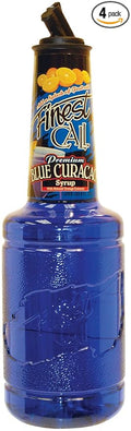 Finest Call Blue Curacao 33.81-Ounce Bottles (Pack of 4)