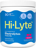 Hi-Lyte Electrolyte Powder Daily Hydration Supplement Drink Mix 90 Servings | Sugar-Free 0 Calories 0 Carbs | No Maltodextrin. Gluten-Free | Supports Keto | Light Refreshing Flavor (Raspberry)