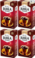 Paulig Juhla Mokka - Fine Grind - Filter Blend Ground Coffee - Bag 500g (Finland) (4 Bags (Save 25%))