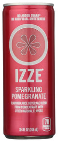 IZZE sparkling Juice Pomegranate 8.4 oz can