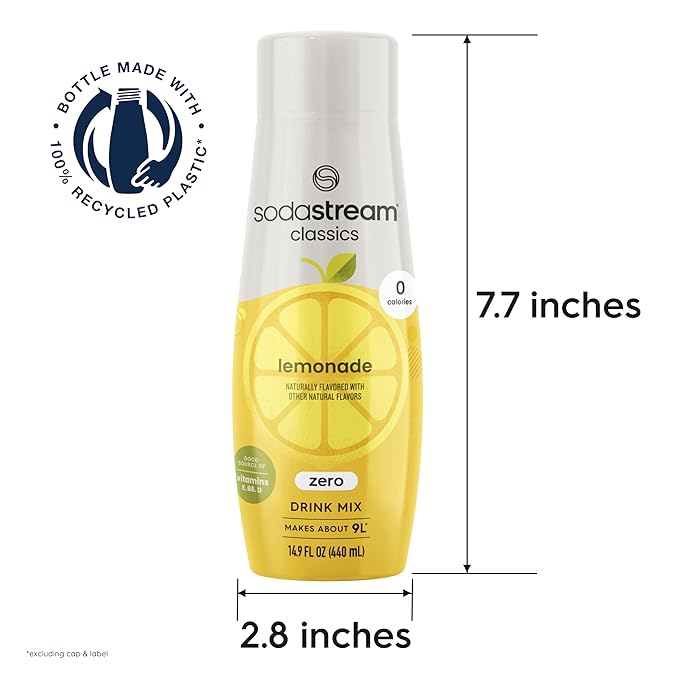 SodaStream SodaStream Zero Lemonade Drink Mix 14.9 Fl Oz (Pack of 4)