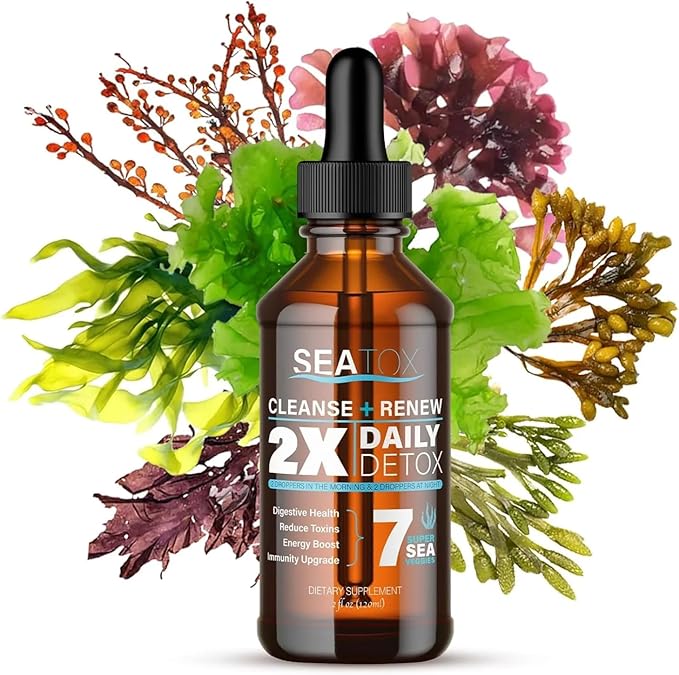 Cleanse &amp Renew - Liquid Superfood - Gut Health Bloating &amp Immune Support - Overall Wellness - Vegan &amp Gluten-Free - 30-Day Supply - Made in USA - 30-Day Supply