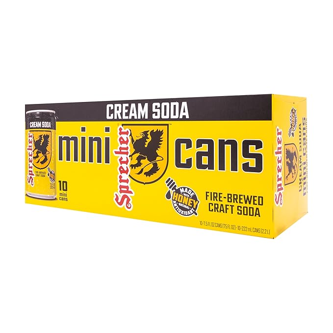 Sprecher Cream Soda 7.5 fl oz Mini Cans (10 Pack)