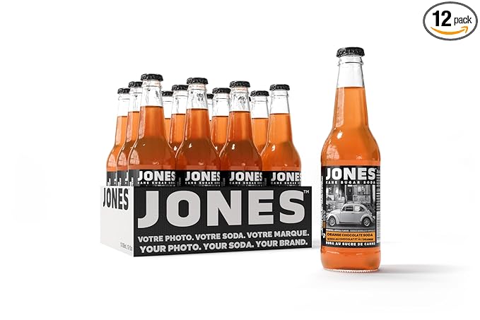 Jones Soda Co. Special Release Flavor | 12-Pack | The Original Craft Soda | Made with Pure 100% Cane Sugar | Pop Beverages/Soft Drinks | 12 Oz Glass Bottles