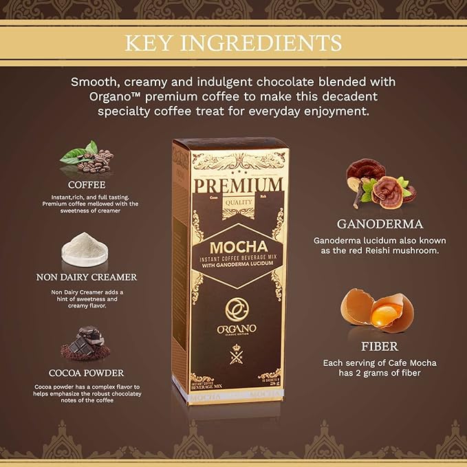 ORGANO Gourmet Cafe Mocha (15 sachets)