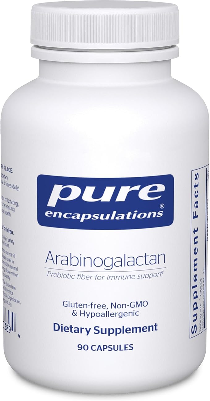 Pure Encapsulations Arabinogalactan | Supplement for Liver Support Immune Support and Colon Health* | 90 Capsules