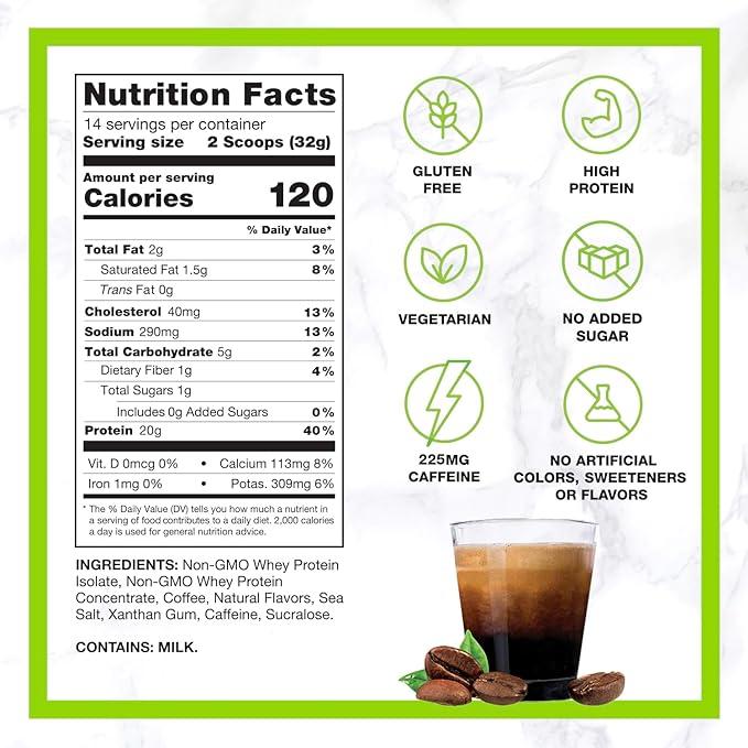 Chike High Protein Iced Coffee Sampler Pack and Triple Shot Bundle 20 G Protein 2-3 Shots Espresso 1 G Sugar Keto Friendly and Gluten Free 14 Serving Bag and 6 Sample Packets 20 Servings