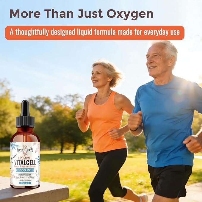 13-in-1 Liquid Oxygen Boost &amp Nutrient Supplement Liposomal Optimized-Delivery Blend with Trace Minerals Amino Acids CoQ10 B Vitamins &amp Fulvic Acid Daily Wellness Liquid Oxygen Drops 4 f