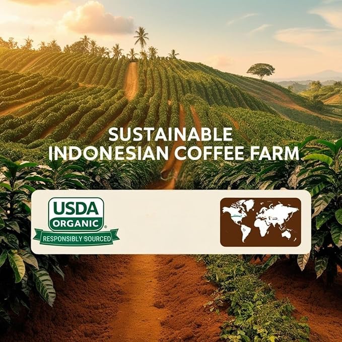 Current Crop Roasting Shop Bali Hai Organic Decaf Coffee Beans – Unroasted Green Coffee – Swiss Water Process – Indonesia Blend – Smooth &amp Balanced with Cocoa &amp Marshmallow Notes - 10 Pound Ba