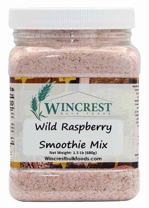 Wild Raspberry Smoothie Mix - 1.5 Lb Container (24 Oz)