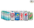 Soda Variety Pack - Assortment Popular Flavors - Home Office or Party Refrigerator Restock Pack - By MaxPax (Diet Soda Variety 24 Pack)