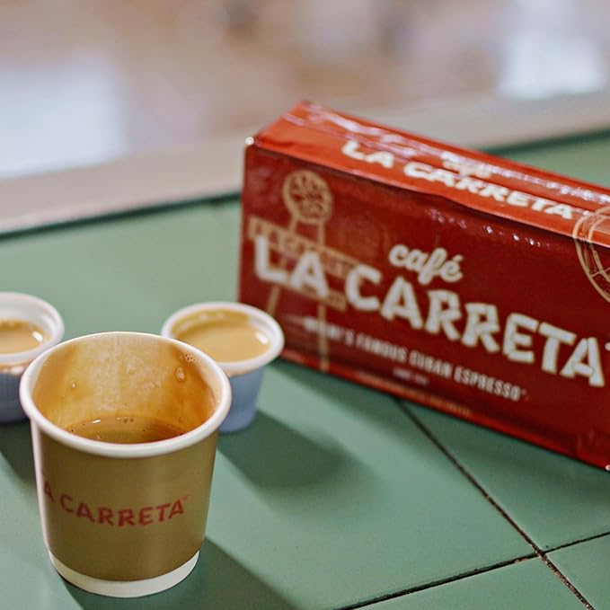 Espresso Ground Coffee – Café La Carreta Cuban Coffee 10 oz Bag – Miami’s Famous Cuban Espresso Since 1976