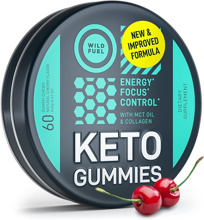 WILD FUEL Liquid B12 Keto Gummies and Liquid Collagen with Biotin Bundle