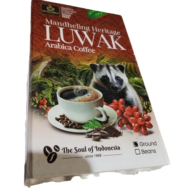 Mandheling Heritage Luwak Arabica Ground Coffee Indonesian Premium Civet Coffee 100g