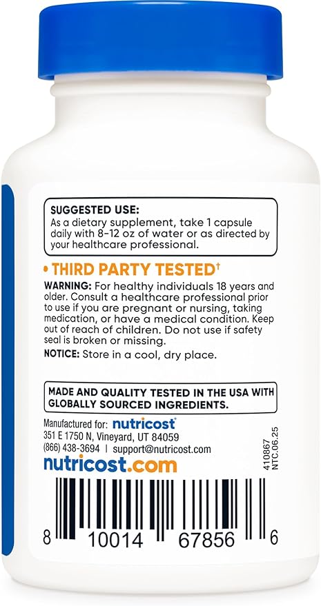 Nutricost Fisetin Capsules 100mg 60 Capsules - Natural Polyphenol Antioxidant - Non-GMO Gluten Free and Vegan Friendly Supplement