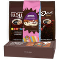 Perfect Samplers Flavored Ground Coffee Gift Box Variety Pack M&ampM Dove Death by Chocolate Coffee Medium Roast Ground Coffee Sampler 3 Pack