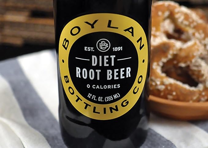 Boylan Diet Root Beer Soda 12 Fl. Oz. 12 Count