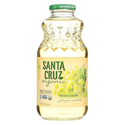 Santa Cruz Organic White Grape Juice 32 Fluid Ounce -- 12 per case12