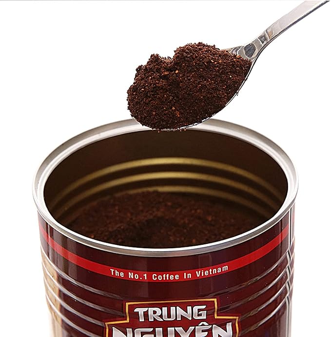 Trung Nguyen - Premium Blend Ground Coffee &amp Vietnamese Coffee Filter Bundle - 2 Items