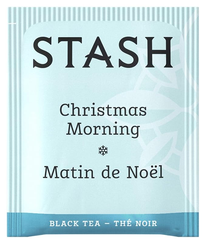 Stash Christmas Morning Black Tea Non-GMO 18 Tea Bags (Pack of 6)