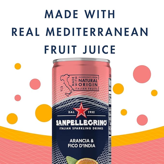 San Pellegrino Sparkling Fruit Beverages Variety Pack - 11.15 Fl Oz Cans (12 Pack)