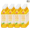 VISVITA Aloe Vera Juice with Real Pulp Mango | Digestive Health Hydration &amp Energy Boost | No Artificial Colors 16.9 oz (Pack of 20)