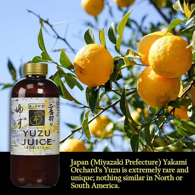 Yakami Orchard 100 % Pure Japanese Yuzu Juice 12 Ounce (Pack of 2)