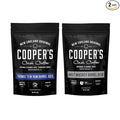 Single Origin Sumatra Coffee Beans Aged in Stout Whiskey Barrels - Ground Coffee - 12 oz and Rwanda Coffee Beans Aged in Thomas Tew RUM Barrels - Ground Coffee - 12 oz