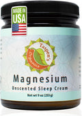 Taspen's Organics Magnesium Unscented Sleep Cream | Natural Nighttime Topical Magnesium for Babies Toddlers Kids &amp Pregnancy | Promotes Relaxation Deep Sleep &amp Soothes Muscles (9 oz)