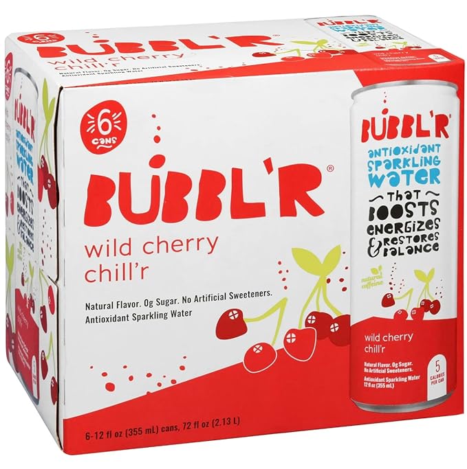 B4Y BUBBL'R Wild Cherry Chiller 12 Oz Can (12)