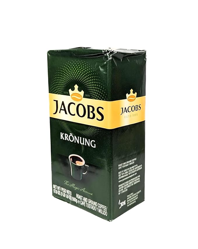 Generic Jacobs Coffee Krönung Roast and Ground Coffee 1lb (Pack of 3)