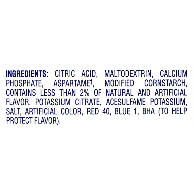 Crystal Light Sugar-Free Fruit Punch On-The-Go Powdered Drink Mix 120 Count 30 Count (Pack of 4)