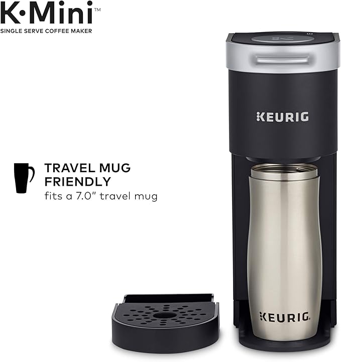 Keurig K-Mini Single Serve Coffee Maker with Green Mountain Coffee Roasters Nantucket Blend Medium Roast 32 ct K-Cup Coffee Pods