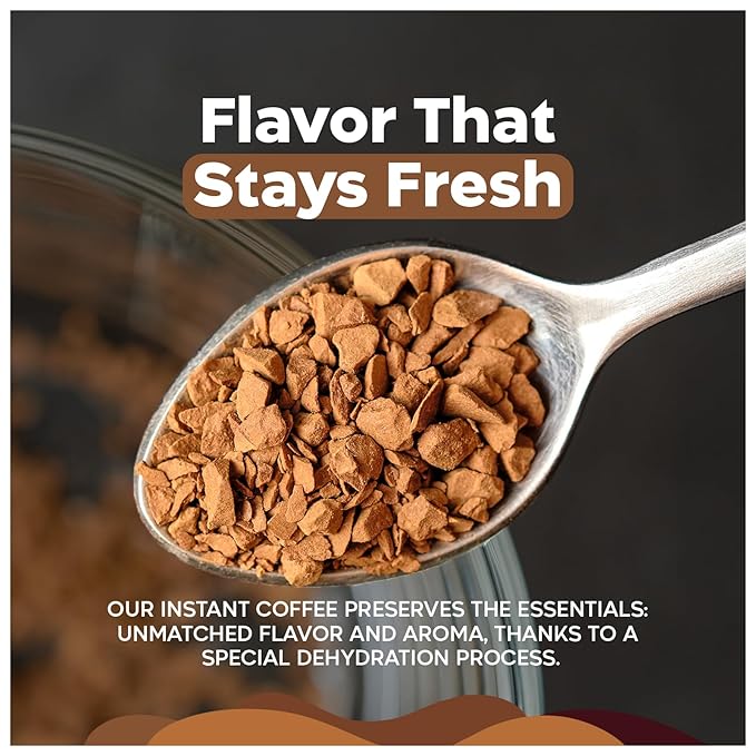 Juan Valdez Freeze Dried Instant 100% Colombian Coffee 3.5 oz Jar Pack of 2 Advanced Freeze-Drying Technique to Preserve Flavor and Aroma Kosher