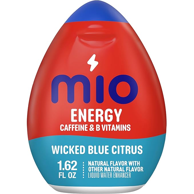 Mio Energy Liquid Water Enhancer Wicked Blue Citrus 1.62 OZ. (Pack of 6)