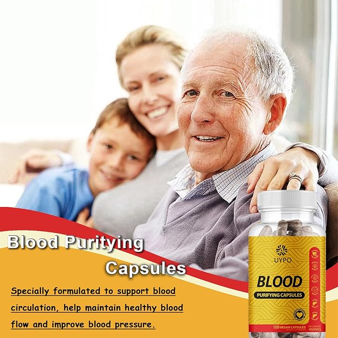 Blood Purifying Capsules Gluten Free GMO-Free Vegan 450 mg (2PCS)