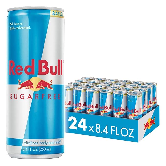 Red Bull Sugar Free Energy Drink 8.4 Fl Oz 24 + 24 Cans